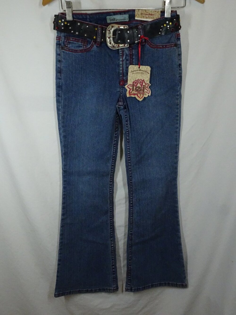 Vintage Y2K L.E.I. Girls Youth Hipster Stretch Jeans Size 10 Regular